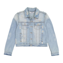 Load image into Gallery viewer, Rekha Embellished Denim Jacket