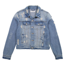 Load image into Gallery viewer, Shree Embellished Denim Jacket