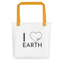 Load image into Gallery viewer, I Love Earth Tote Bag