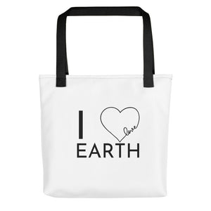I Love Earth Tote Bag