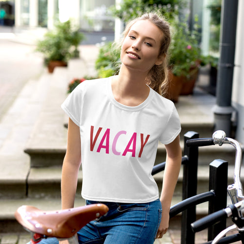 Vacay Crop Tee