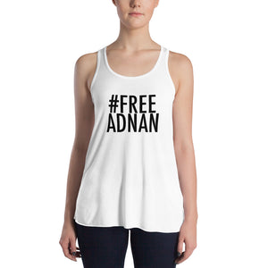 Free Adnan Flowy Racerback Tank