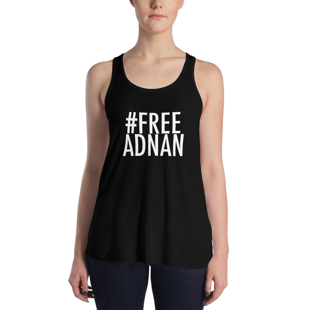 Free Adnan Women's Flowy Racerback Tank
